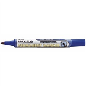 Permanent marker Pentel Maxiflo NLF50 Blue 12 Pieces (12 Units)