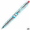 Gel pen Pilot B2P 07 Retractable Red 0,4 mm (10 Units)