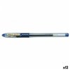 Gel pen Pilot G1 Grip Blue 0,32 mm (12 Units)