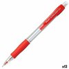 Pencil Lead Holder Pilot Super Grip Red 0,5 mm (12 Units)