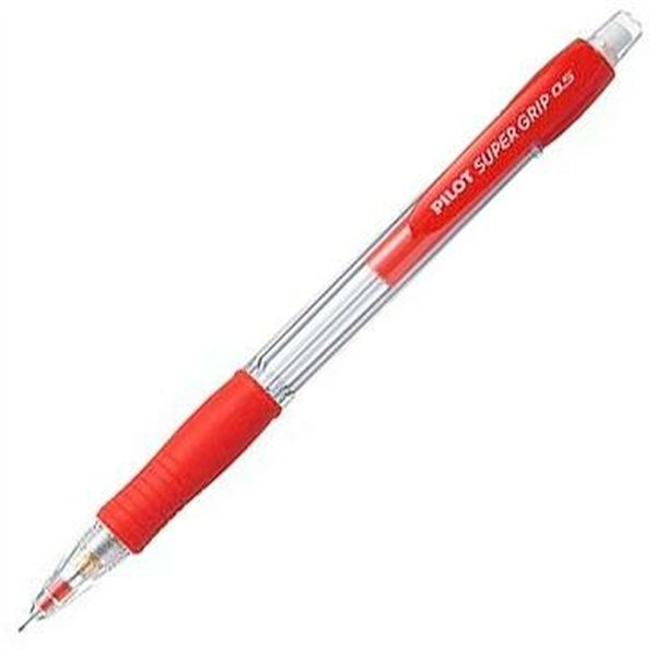 Pencil Lead Holder Pilot Super Grip Red 0,5 mm (12 Units)