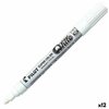 Permanent marker Pilot White (12 Units)