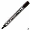 Permanent marker Pilot Sca-100 Black (12 Units)