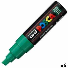 Marker pen/felt-tip pen POSCA PC-8K Green (6 Units)