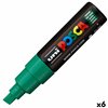 Marker pen/felt-tip pen POSCA PC-8K Green (6 Units)