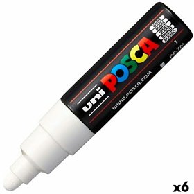 Felt-tip pens POSCA PC-7M White (6 Units)