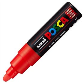 Felt-tip pens POSCA PC-7M Red (6 Units)