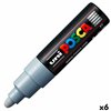 Marker POSCA PC-7M Grey (6 Units)
