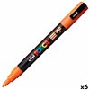 Marker POSCA PC-3M Orange (6 Units)