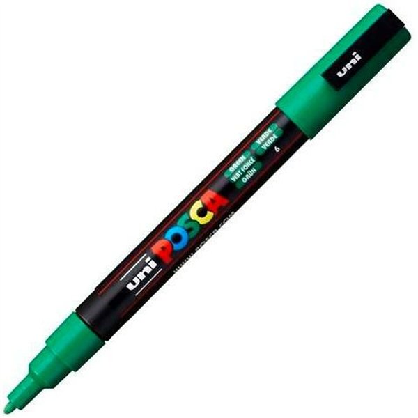 Marker POSCA PC-3M Green (6 Units)