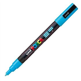 Marker POSCA PC-3M Blue Light Blue (6 Units)