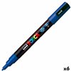 Marker POSCA PC-3M Blue (6 Units)