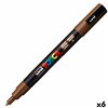 Marker POSCA PC-3M Brown (6 Units)