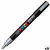 Marker POSCA PC-3M Silver (6 Units)