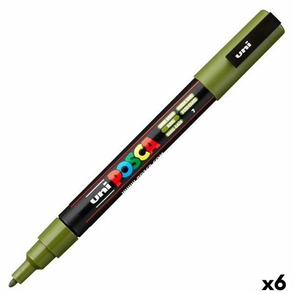 Marker POSCA PC-3M Green (6 Units)