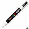 Felt-tip pens POSCA PC-5M White (6 Units)
