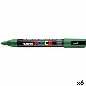 Felt-tip pens POSCA PC-5M Green (6 Units)