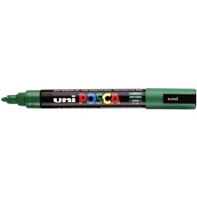 Felt-tip pens POSCA PC-5M Green (6 Units)