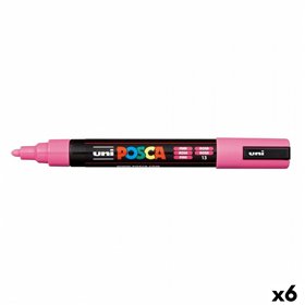Marker POSCA PC-5M Pink (6 Units)
