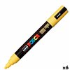 Marker POSCA PC-5M Yellow (6 Units)