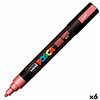 Marker POSCA PC-5M Red (6 Units)