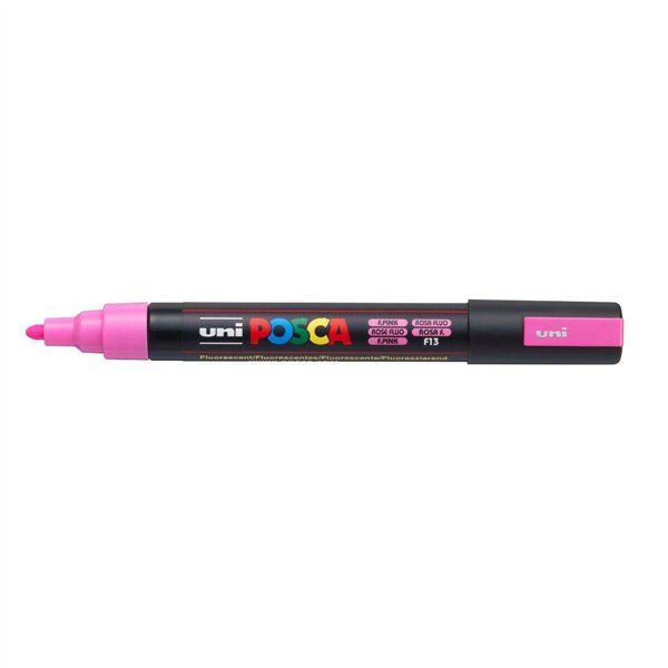 Fluorescent Marker POSCA PC-5M Pink (6 Units)