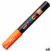 Marker pen/felt-tip pen POSCA PC-1M Orange (6 Units)