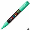 Marker pen/felt-tip pen POSCA PC-1M Light Green (6 Units)