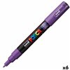 Felt-tip pens POSCA PC-1M Violet (6 Units)