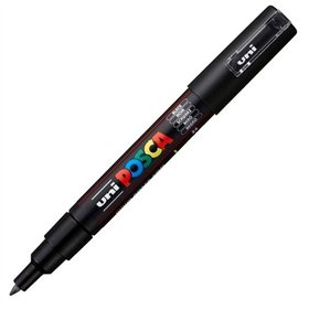 Marker pen/felt-tip pen POSCA PC-1M Black (6 Units)