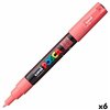 Marker POSCA PC-1M Coral Pink (6 Units)