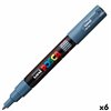 Felt-tip pens POSCA PC-1M Dark grey (6 Units)