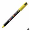 Felt-tip pens POSCA PC-1MR Yellow (6 Units)