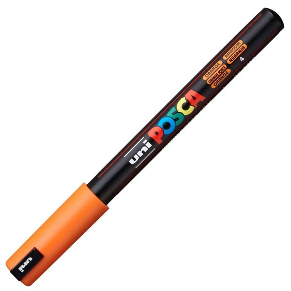 Felt-tip pens POSCA PC-1MR Orange (6 Units)