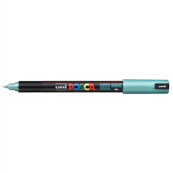 Marker POSCA PC-1MR metal Green (6 Units)