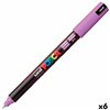 Marker pen/felt-tip pen POSCA PC-1MR Lavendar (6 Units)