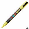 Marker POSCA PC-3ML Yellow (6 Units)