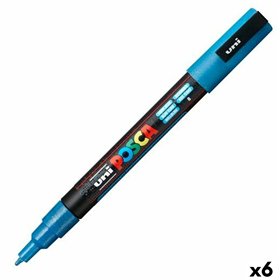 Marker POSCA PC-3ML Blue Light Blue (6 Units)