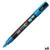 Marker POSCA PC-3ML Blue Light Blue (6 Units)