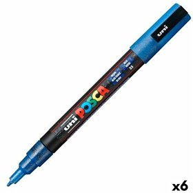 Marker POSCA PC-3ML Blue (6 Units)