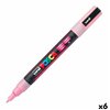 Marker POSCA PC-3ML Pink (6 Units)