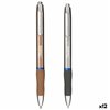 Pen Sharpie SGEL Metallic Blue Silver Copper 0,7 mm (12 Units)
