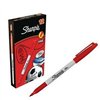 Permanent marker Sharpie Fine Point Red (12 Units)