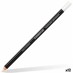 Pencils Staedtler Lumocolor Permanent Glasochrom Permanent White (12 Units)