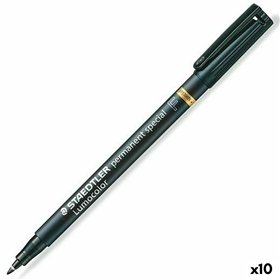 Permanent marker Staedtler Lumocolor Special F Black (10 Units)