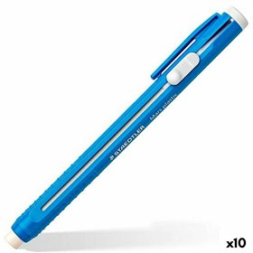 Retractable rubber Staedtler Mars Plastic Blue (10 Units)