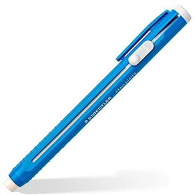 Retractable rubber Staedtler Mars Plastic Blue (10 Units)