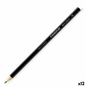 Colouring pencils Staedtler Wopex Black (12 Units)