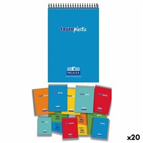 Notepad Tauroplastic 1/12 80 Sheets (20 Units)