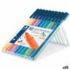 Set of Felt Tip Pens Staedtler Triplus color 10Units